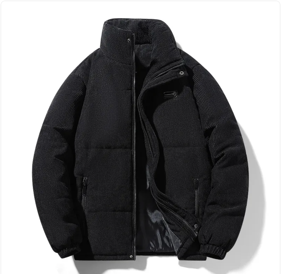 The Ridgeline Puffer — Corduroy Fleece-Lined Jacket