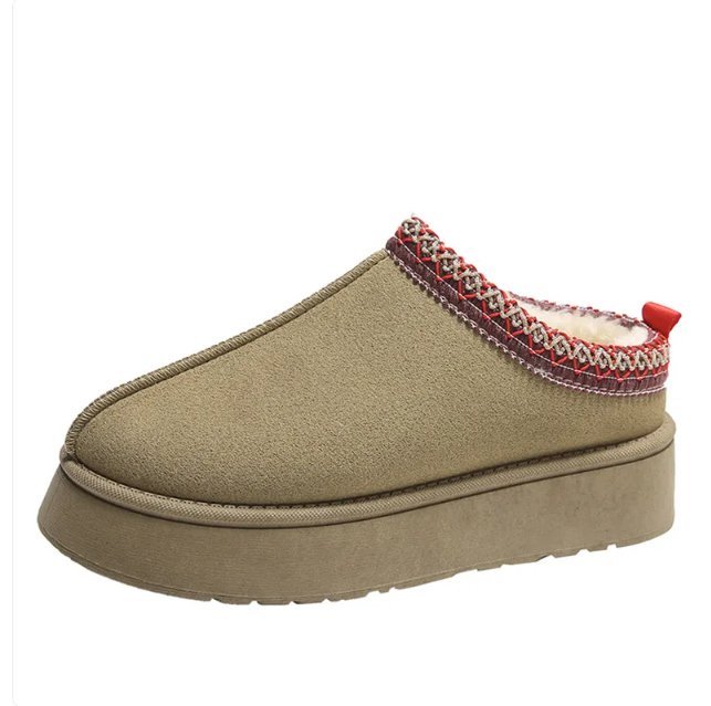 The Hearthstep — Plush Platform Slipper Boot