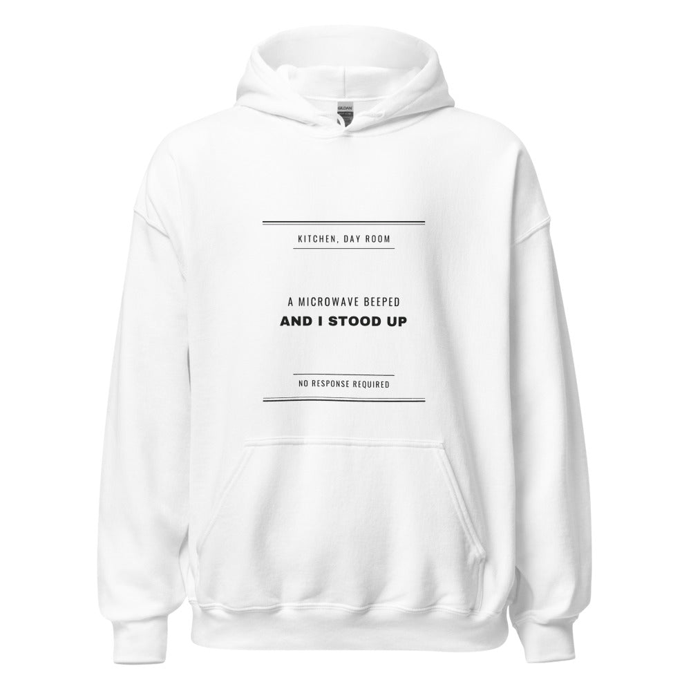 White hoodie
