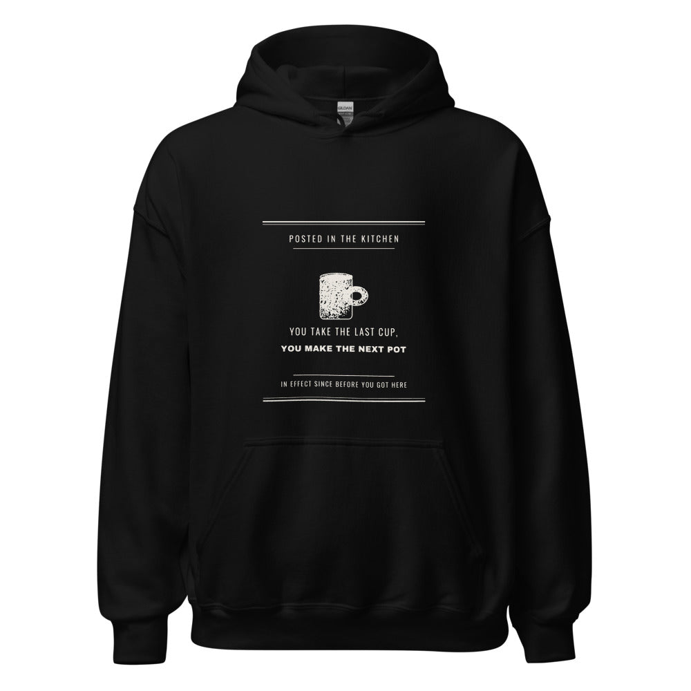 Black hoodie