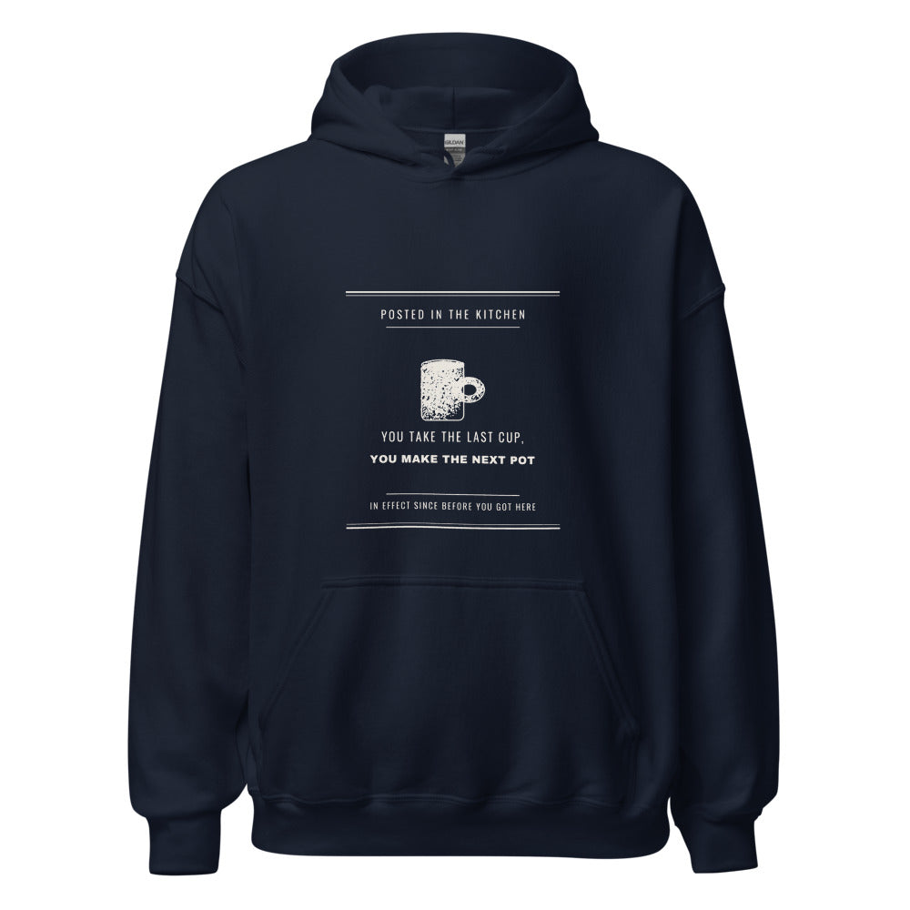 Navy hoodie