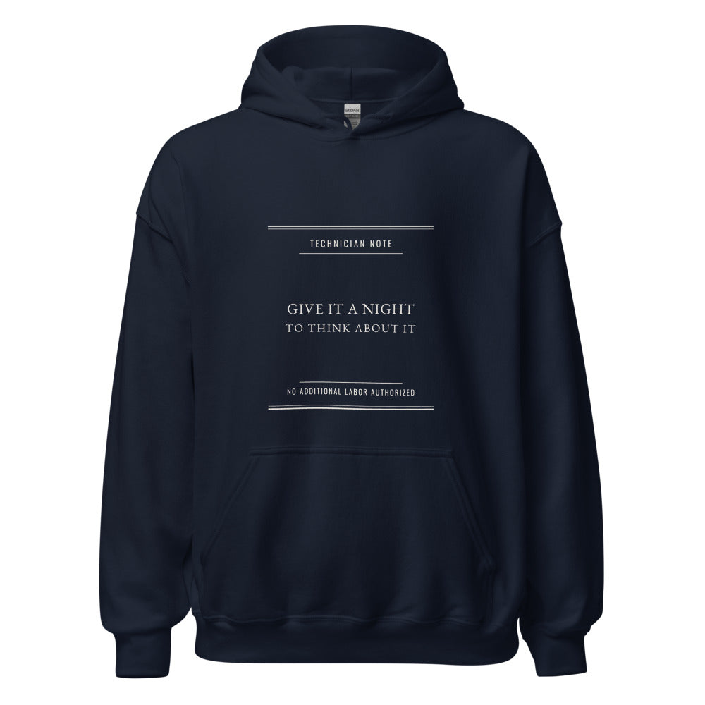 Navy hoodie