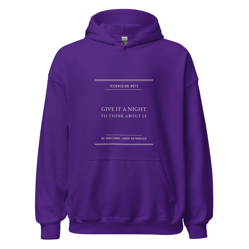 Purple hoodie