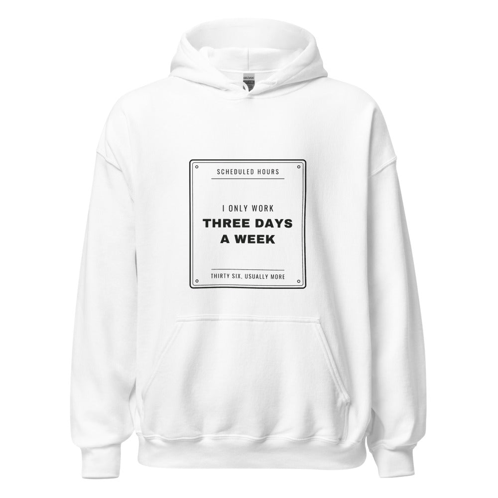 White hoodie