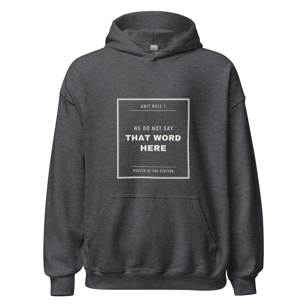 Dark Heather hoodie