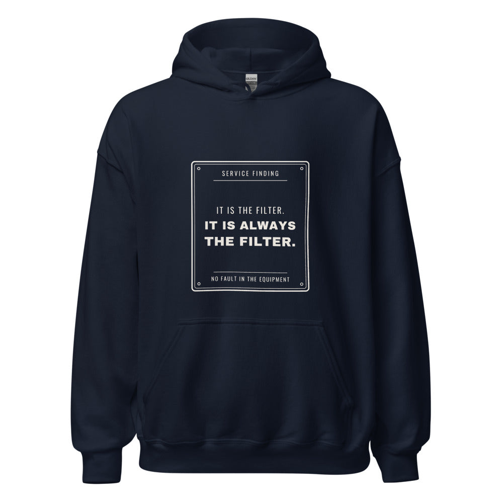 Navy hoodie
