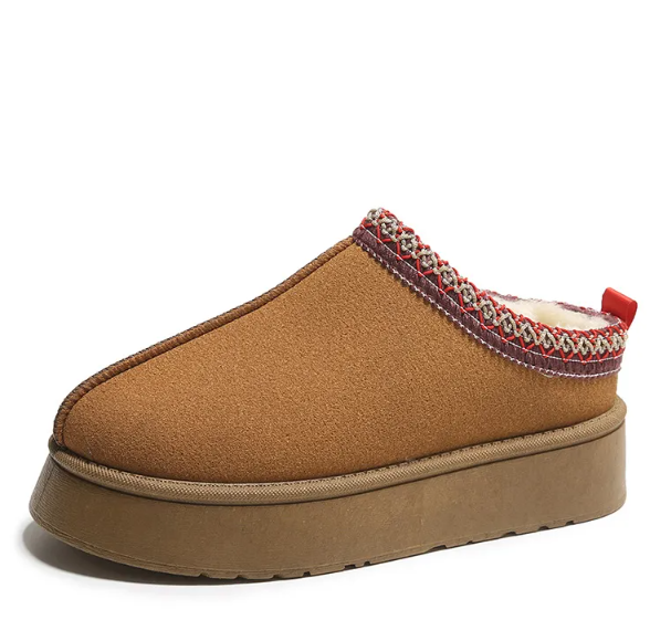 The Hearthstep — Plush Platform Slipper Boot