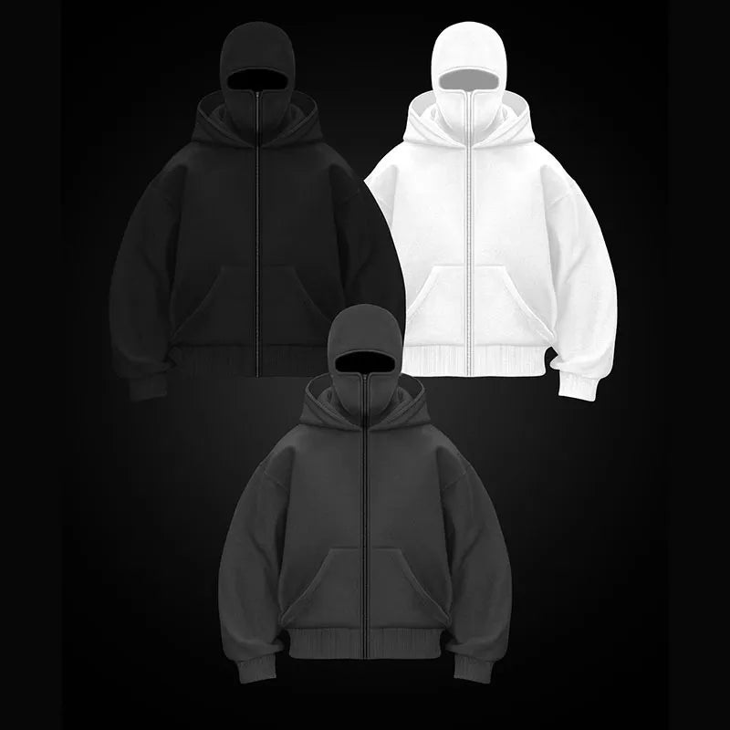 The Cloud Fleece — Oversized Double-Hood Jacket